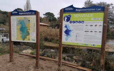 Cinq parcours de pêche labellisés en Gironde